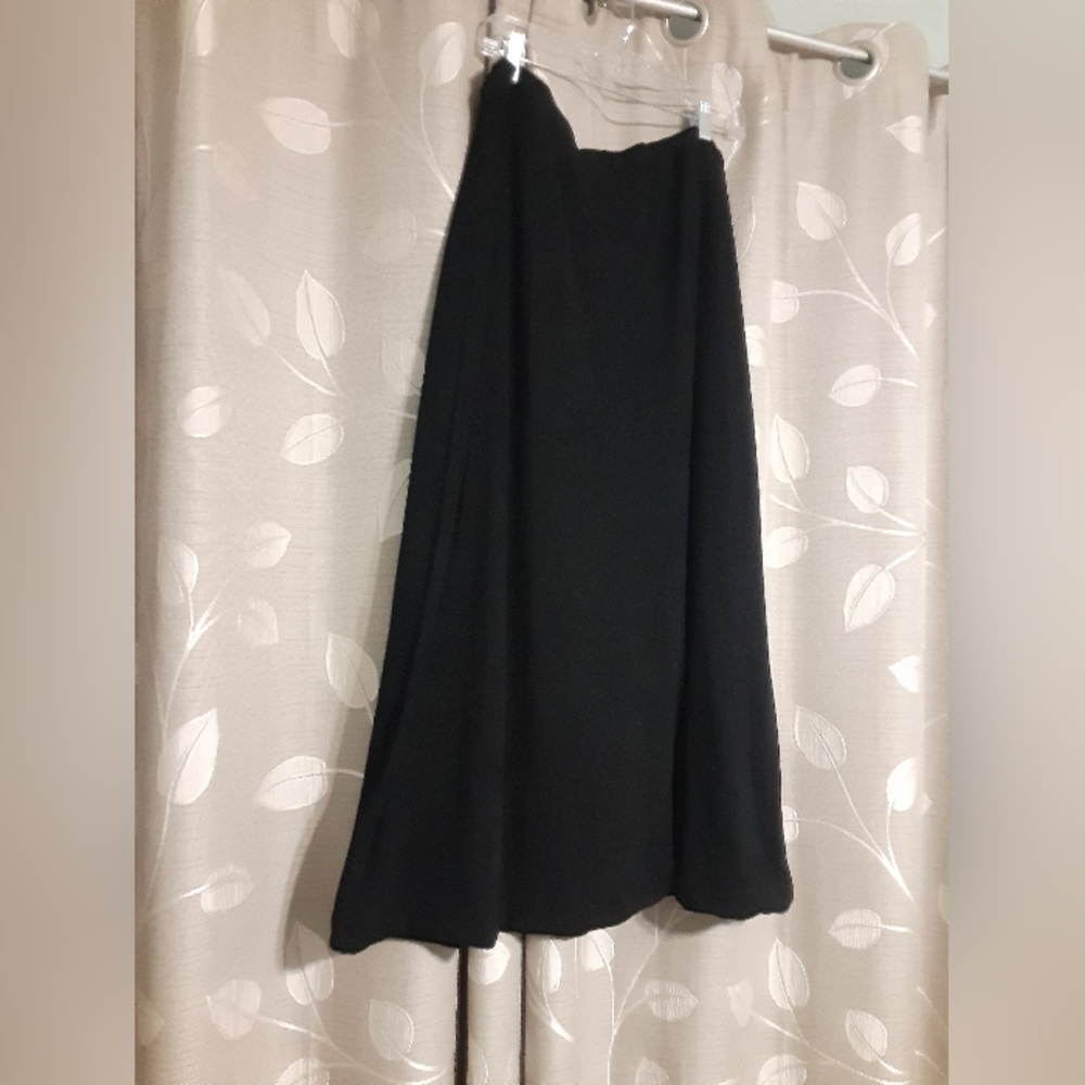 Klassy Network 3XL Long Black Ribbed Sweater Skirt